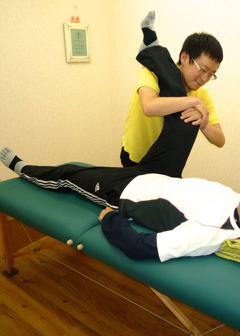 アスリートサポート現場